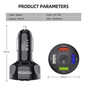 Car Mobile Phone Charger USB Charger